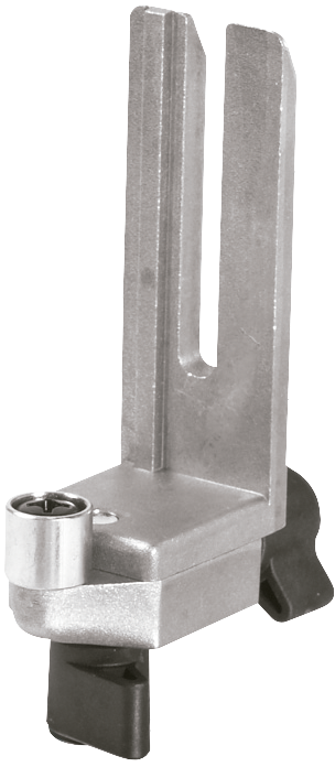Product Image Dynamic of Bosch PR003 Roller Guide for Palm Router on a white background.