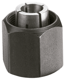 Product Image Dynamic of Bosch 3607000645 8mm Collet Chuck on a white background.