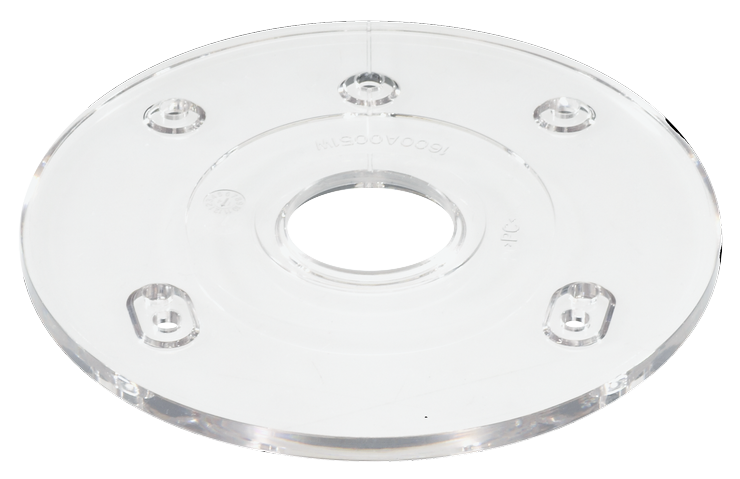 Product Image Dynamic of Bosch PR110 Subbase for Threaded Template Guides on a white background.