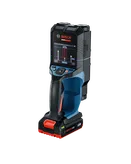 Dynamic Image of Bosch D-TECT18V-200-17C 18V Wall/Floor Scanner with Radar on white background.