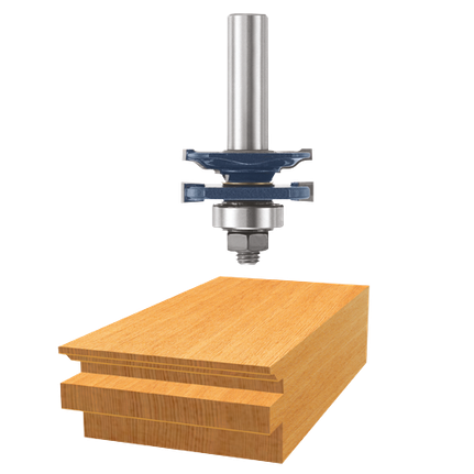 Broca de montante con talón y punta de carburo, 1-5/8" x 41/64"