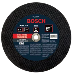 Disco de corte Bosch Metal Cutting, con "Team 45/1A", 14".