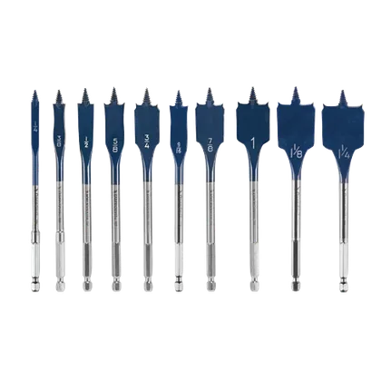 Juego de brocas de pala estándar Daredevil®, 10 piezas