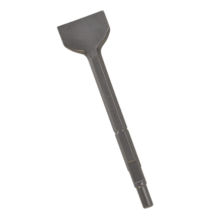 Cincel Italia de acero, hexagonal redondeado/ranurado, 1-1/2" x 12"