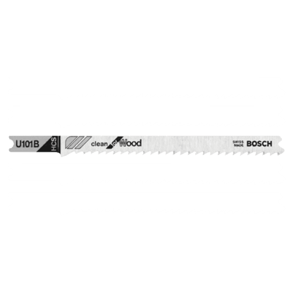 5 pieces 4 In. 10 TPI variable pitch Clean for Wood U-Shank Jig Saw Blades