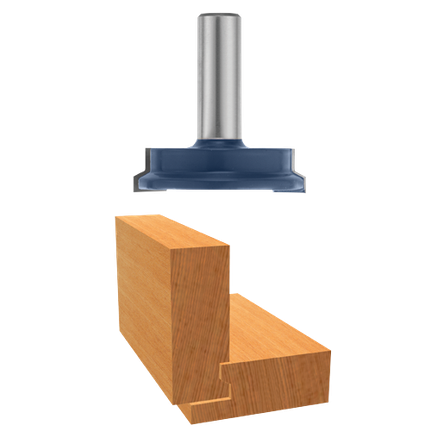 Broca para uniones de gaveta, con punta de carburo, 1" x 17/32"