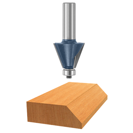 Broca con punta de carburo para biselar, 1-9/32" x 22.5°