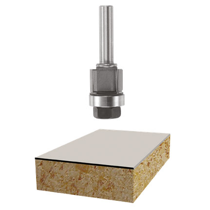 Broca para cortes al ras de 3 ranuras, punta de carburo, 5/8" x 3/8"