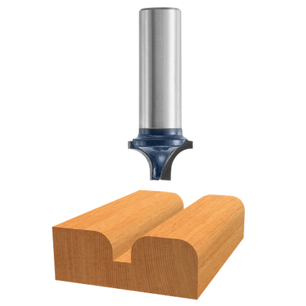 Broca con punta de carburo para cuarto bocel, 1/4" x 1/2"