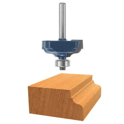 Broca con punta y talón de carburo para perfilar, 1-3/8" x 9/16"