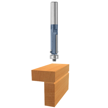 Broca para cortes al ras con ranura en V, punta de carburo, 1/2" x 1"