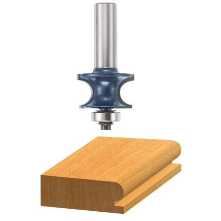 Broca con punta de carburo para crear bordes decorativos, 1/4" x 3/4"