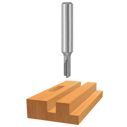 Broca recta, con 1 ranura y punta de carburo, 3/16" x 7/16"
