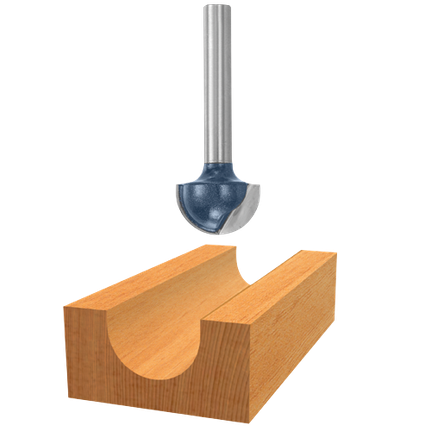 Broca tubular con punta de carburo, 3/8" x 3/4"