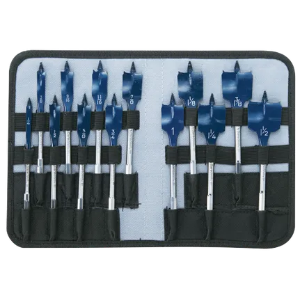 Juego de brocas de pala Daredevil™, con bolsa, 13 piezas