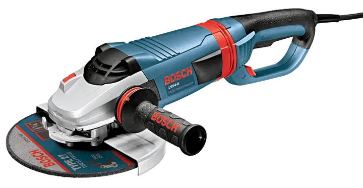 Bosch 1994-6 Amoladora angular de alto rendimiento, con disco tipo 27, 6600 RPM.